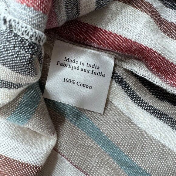 The Odells Puglia Striped Top Blouse Womens Small - Picture 6 of 7